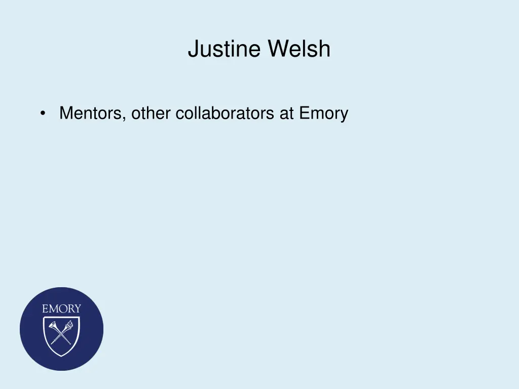 justine welsh