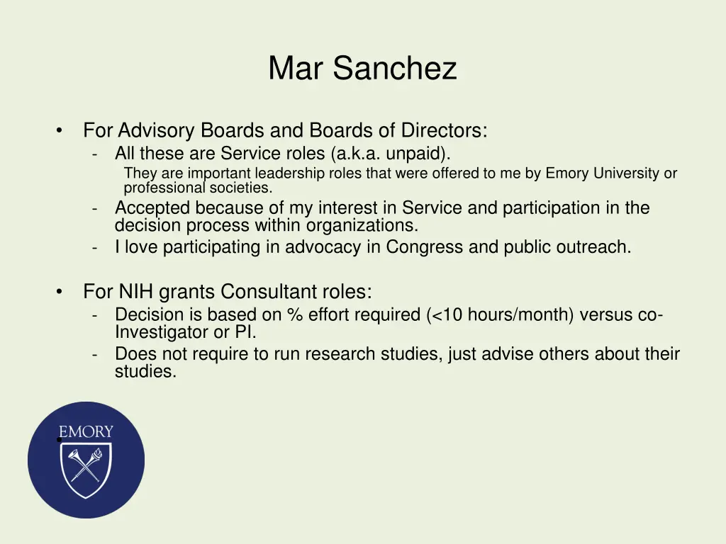 mar sanchez
