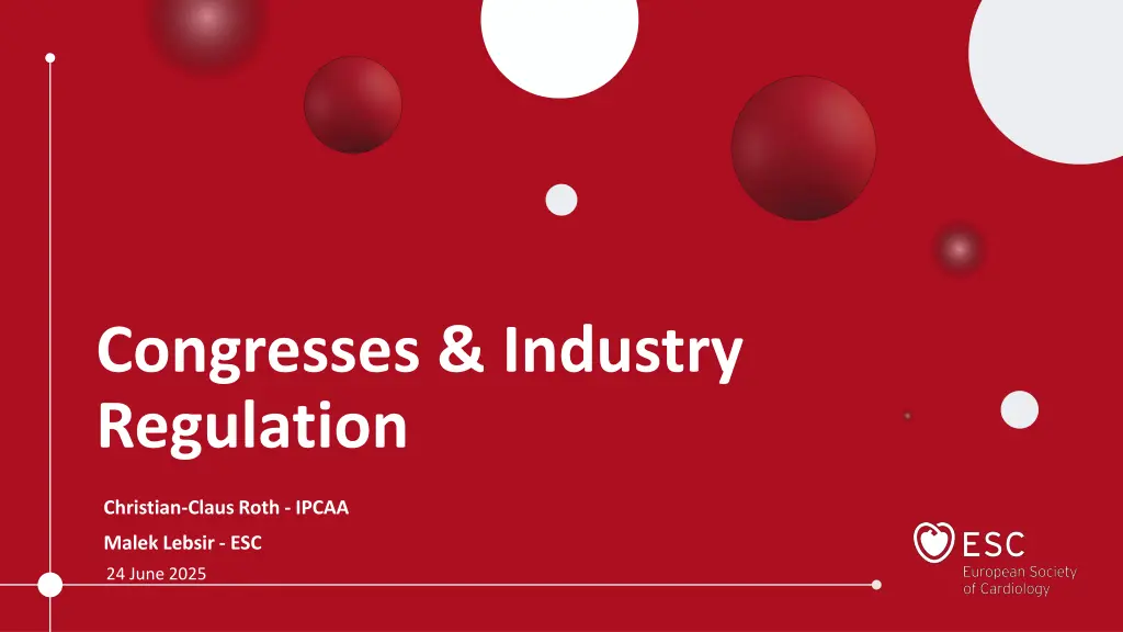 congresses industry regulation
