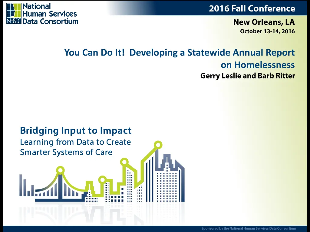 you can do it developing a statewide annual report