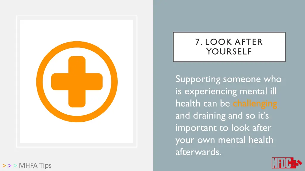7 look after yourself