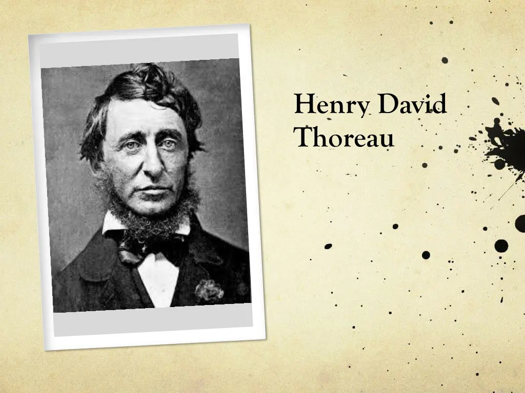 henry david thoreau