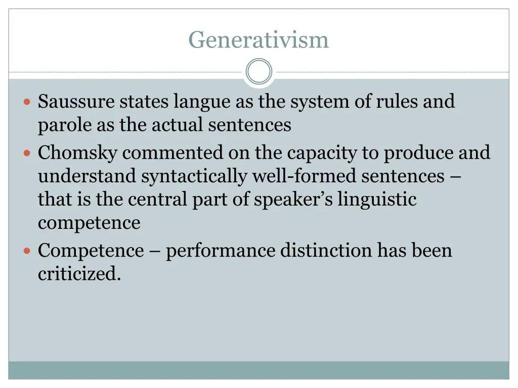 generativism 13