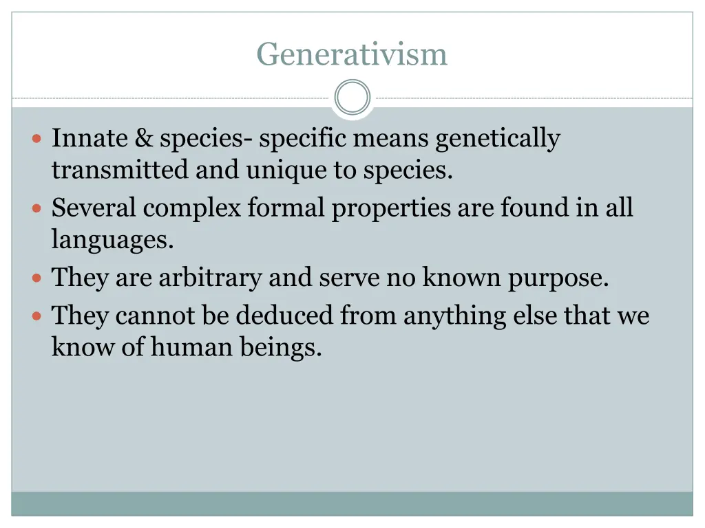 generativism 6