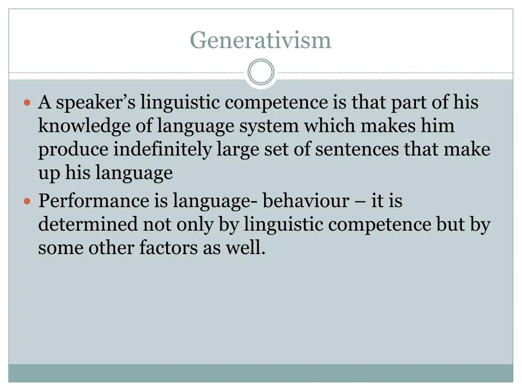 generativism 8