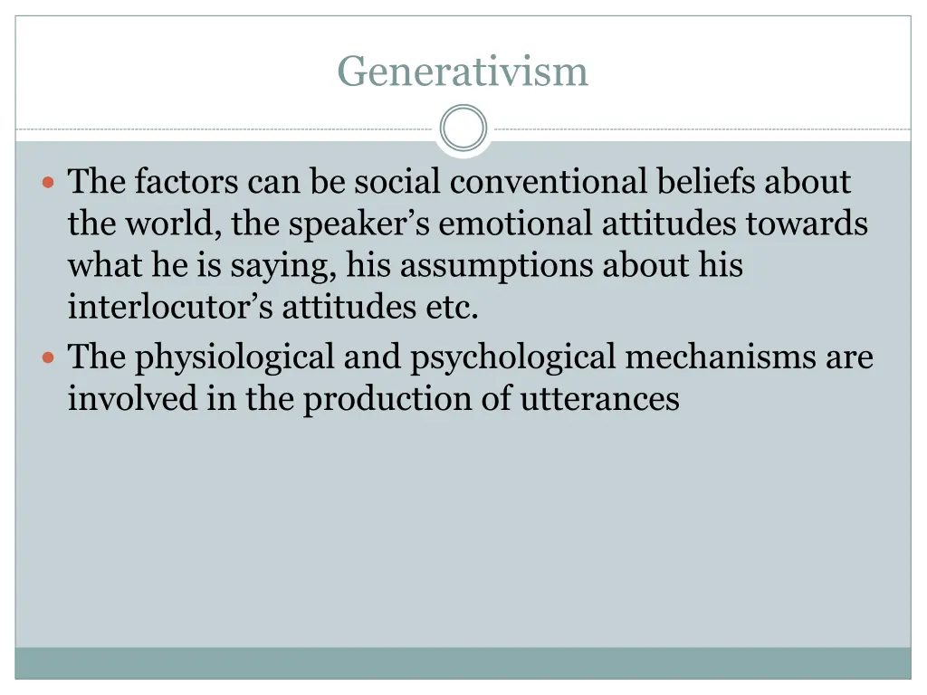 generativism 9
