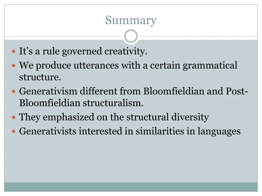 summary 1
