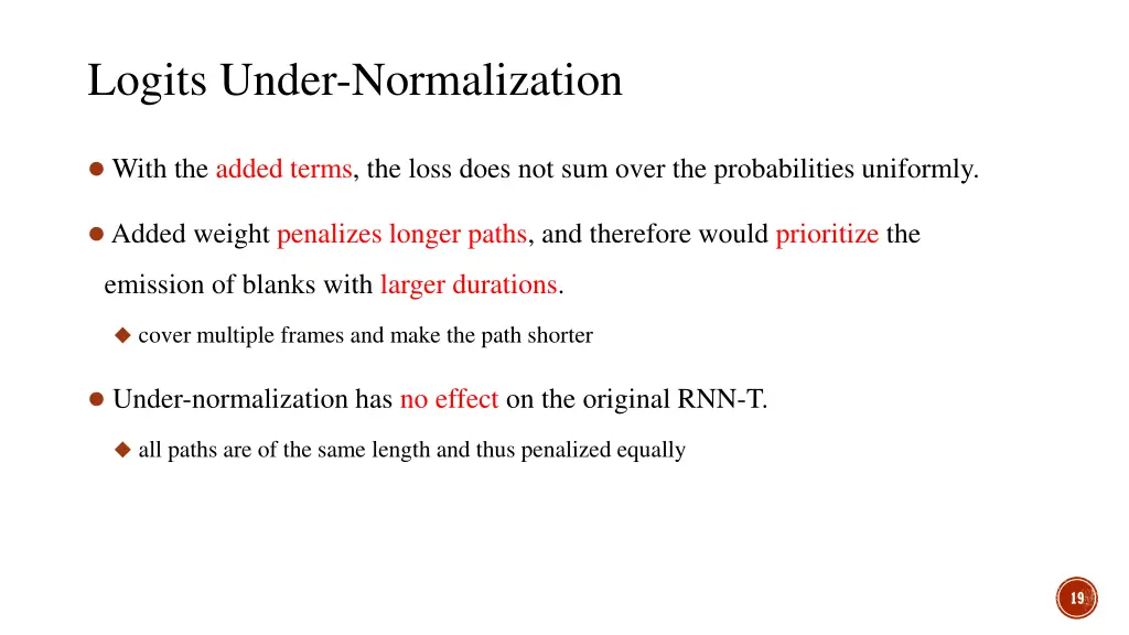 logits under normalization 3