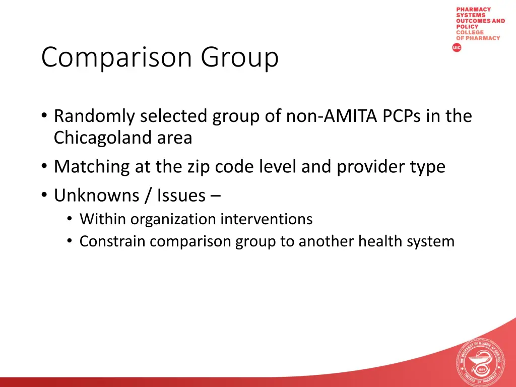 comparison group