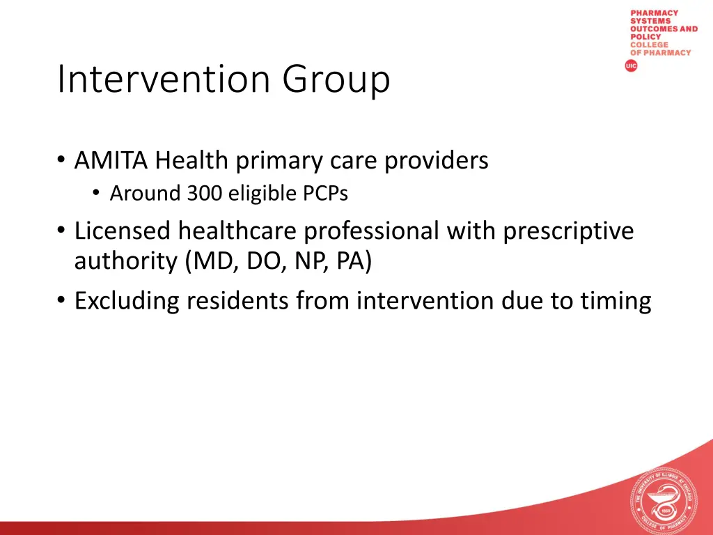 intervention group