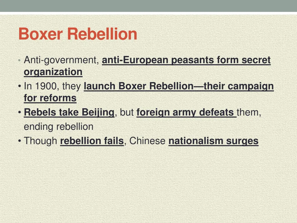 boxer rebellion