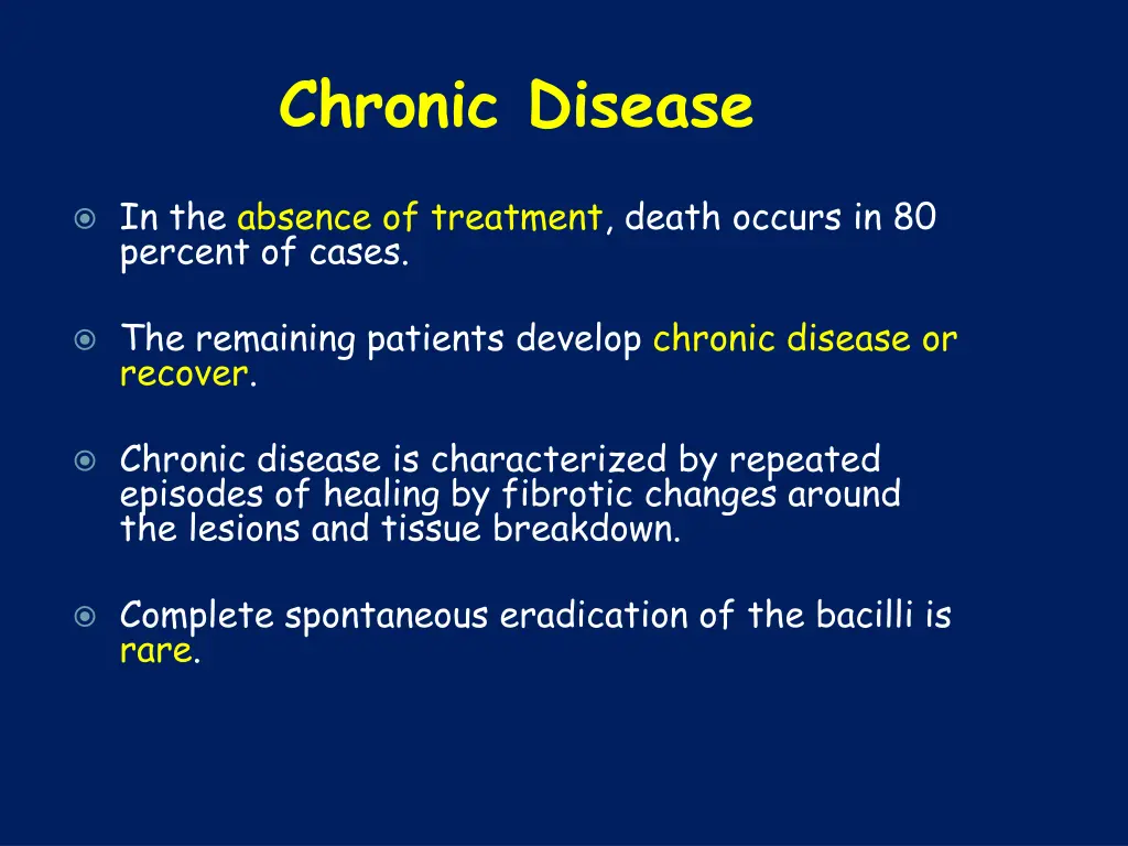 chronic disease