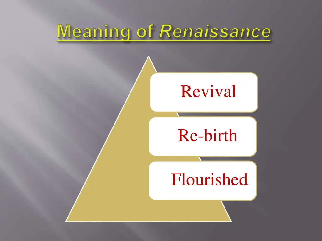 revival