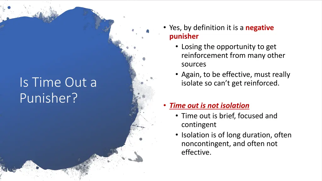 yes by definition it is a negative punisher