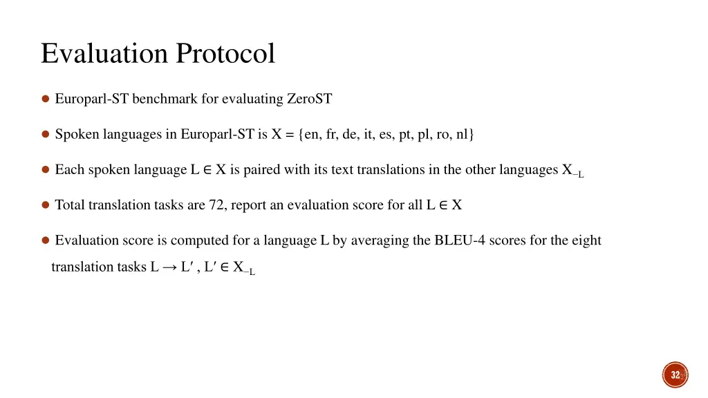 evaluation protocol