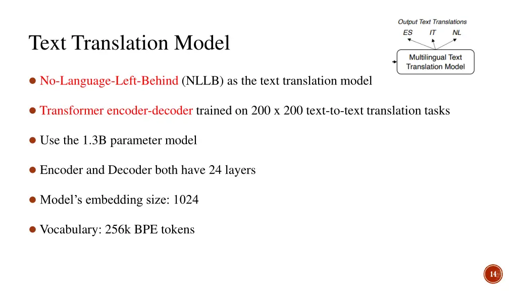 text translation model