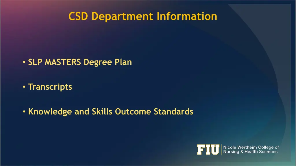 csd department information
