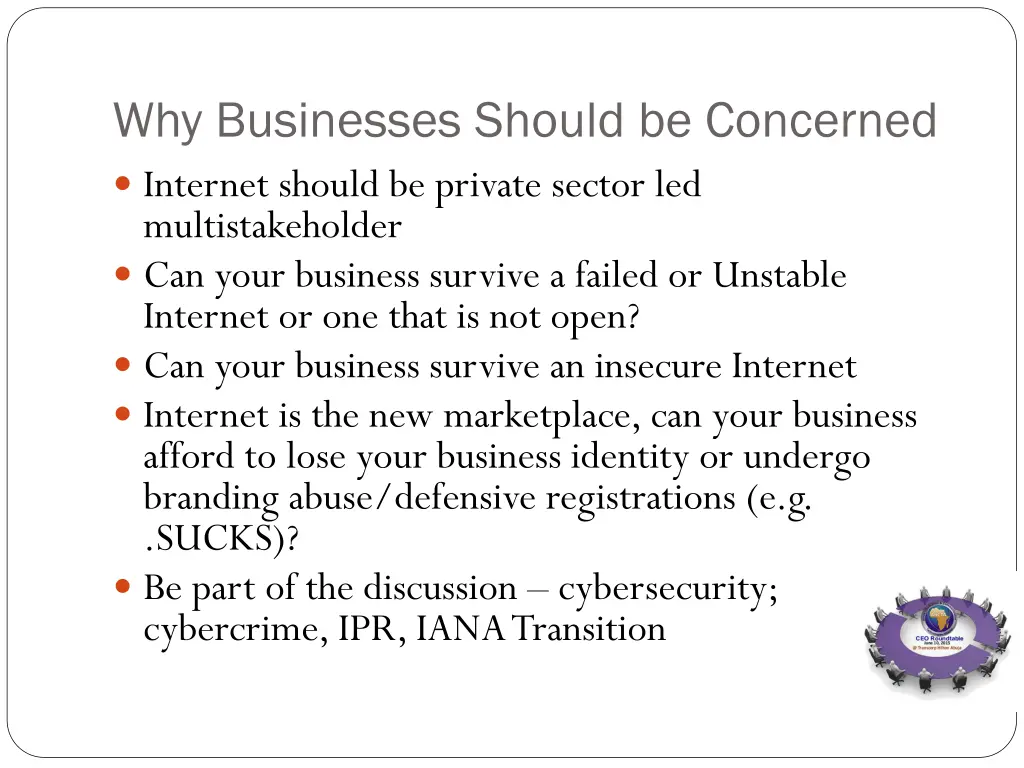 why businesses should be concerned internet