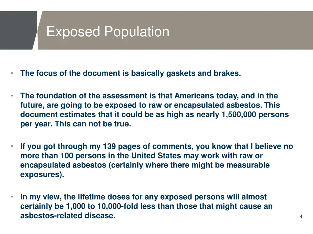 exposed population