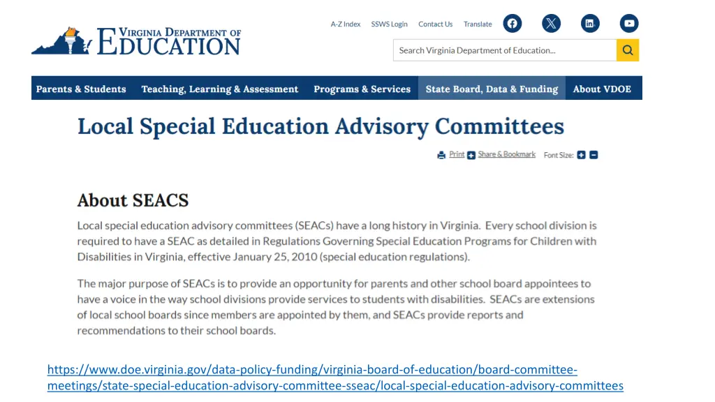 https www doe virginia gov data policy funding