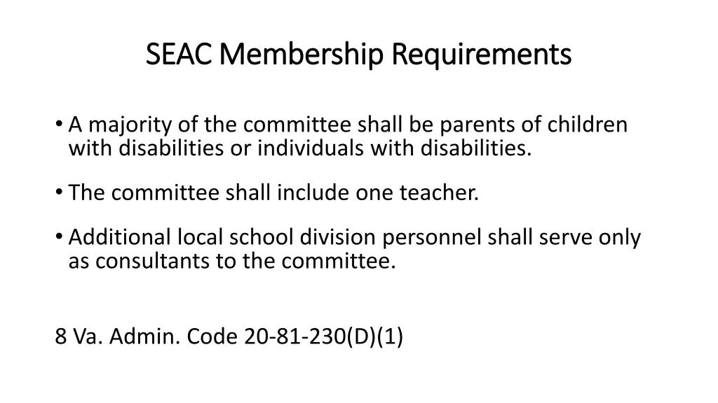 seac membership requirements seac membership