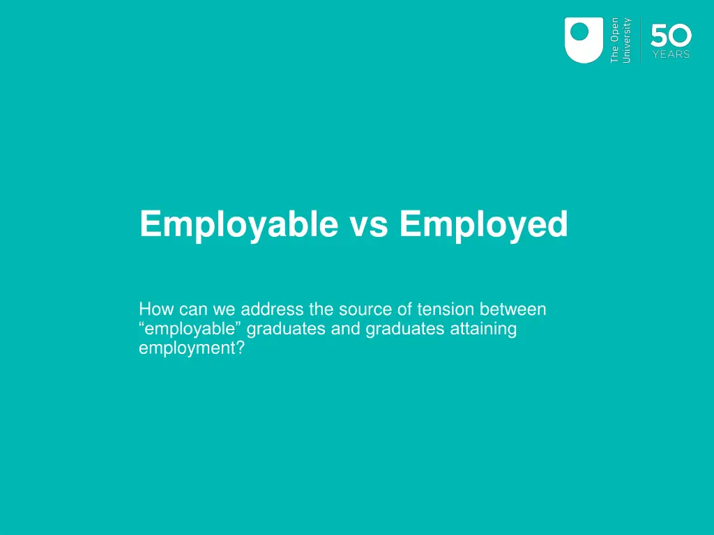 employable vs employed
