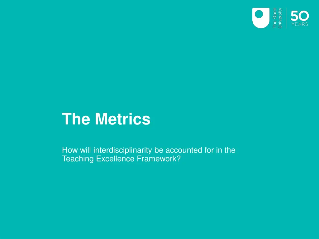 the metrics