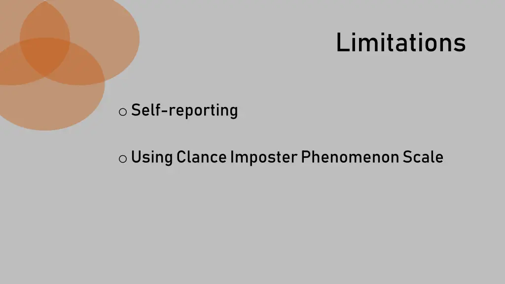 limitations