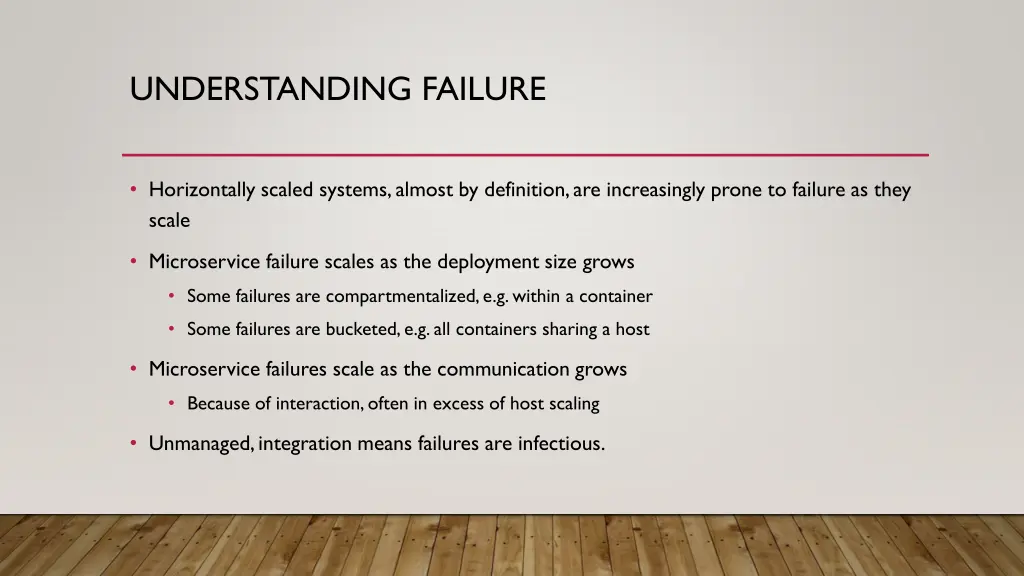 understanding failure
