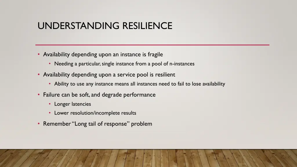 understanding resilience