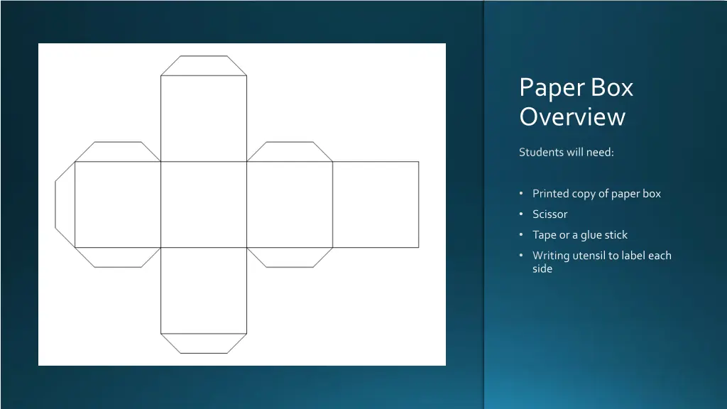 paper box overview