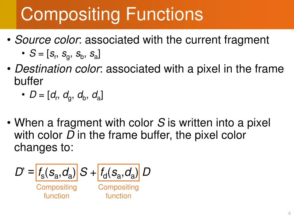 compositing functions