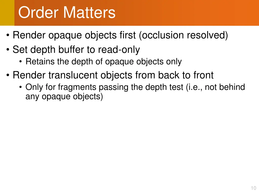 order matters 3