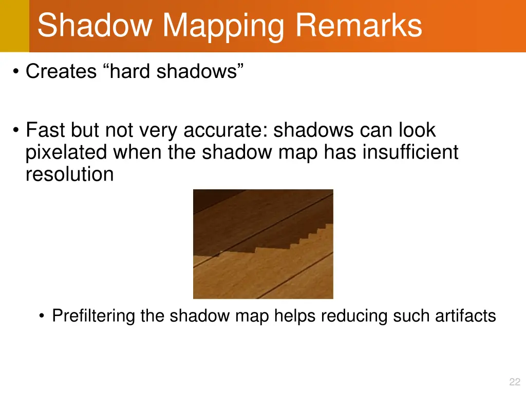 shadow mapping remarks