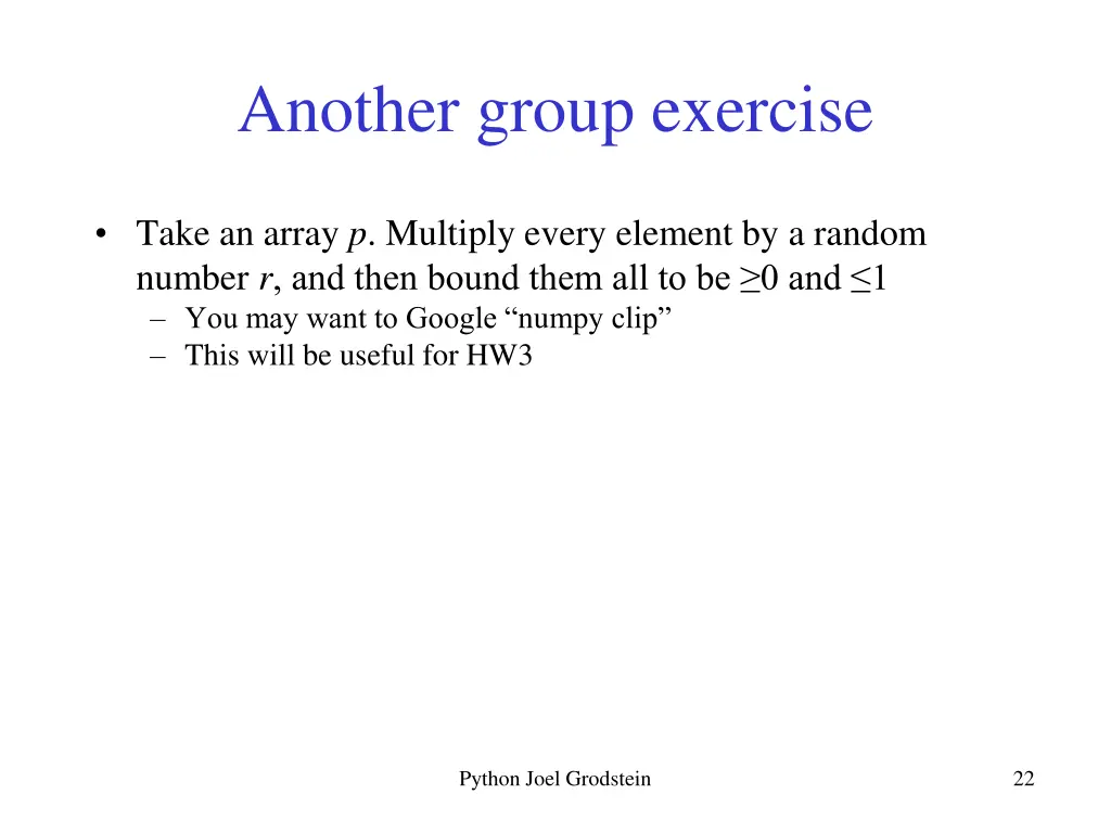 another group exercise