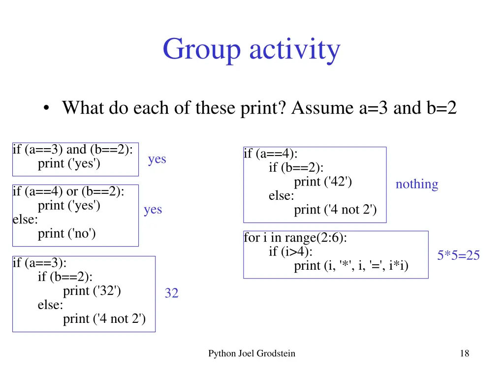 group activity 1