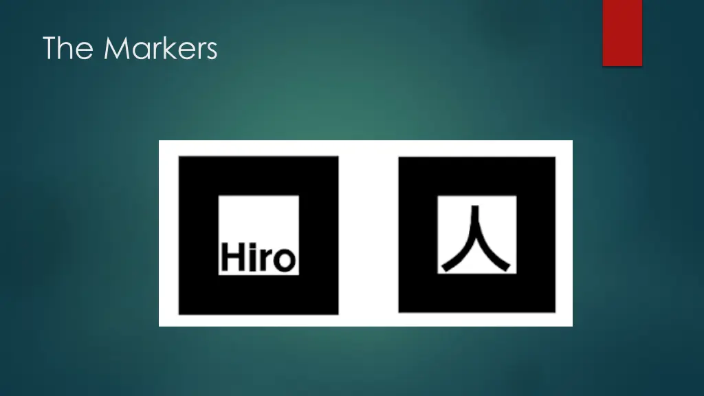 the markers