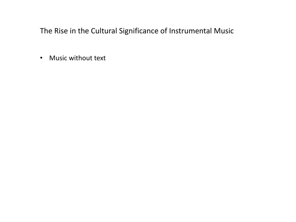the rise in the cultural significance