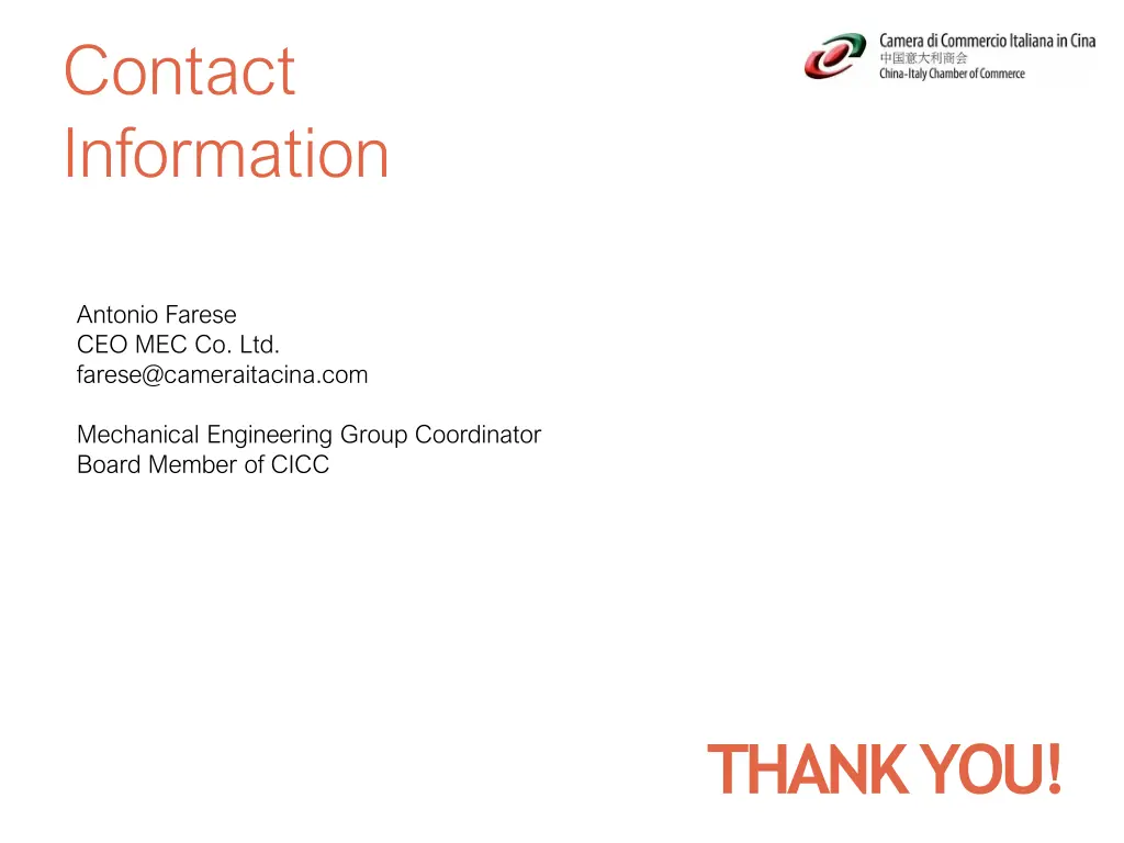 contact information