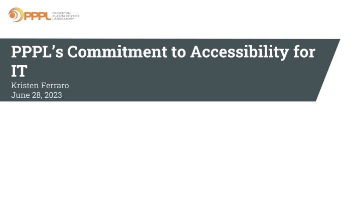 pppl s commitment to accessibility for it kristen