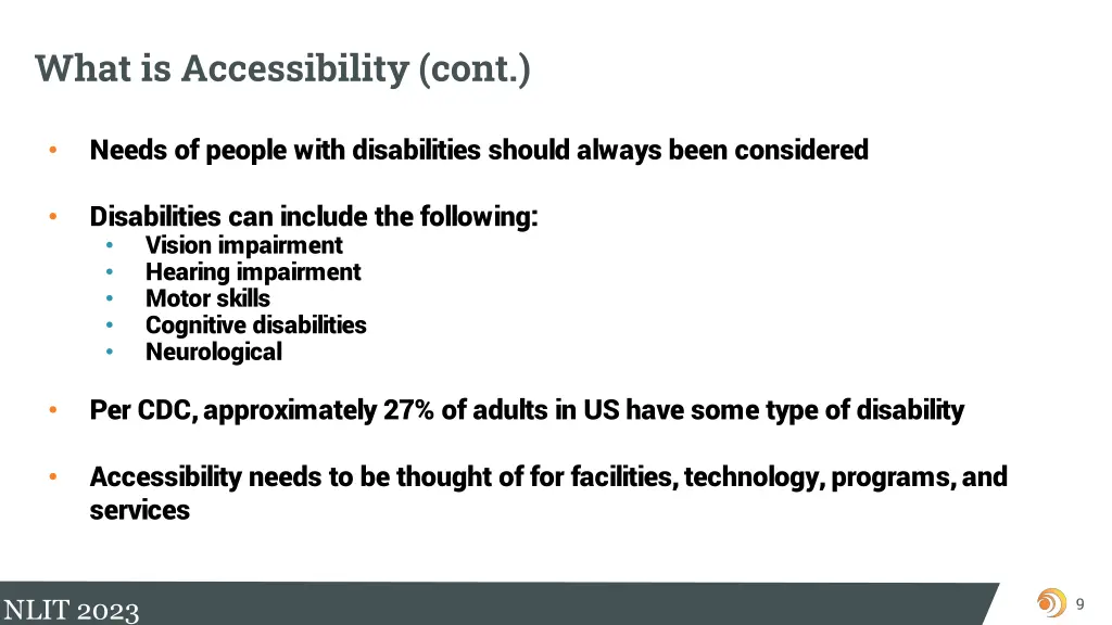 what is accessibility cont