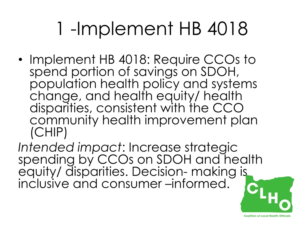 1 implement hb 4018