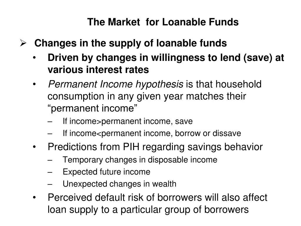 the market for loanable funds 5