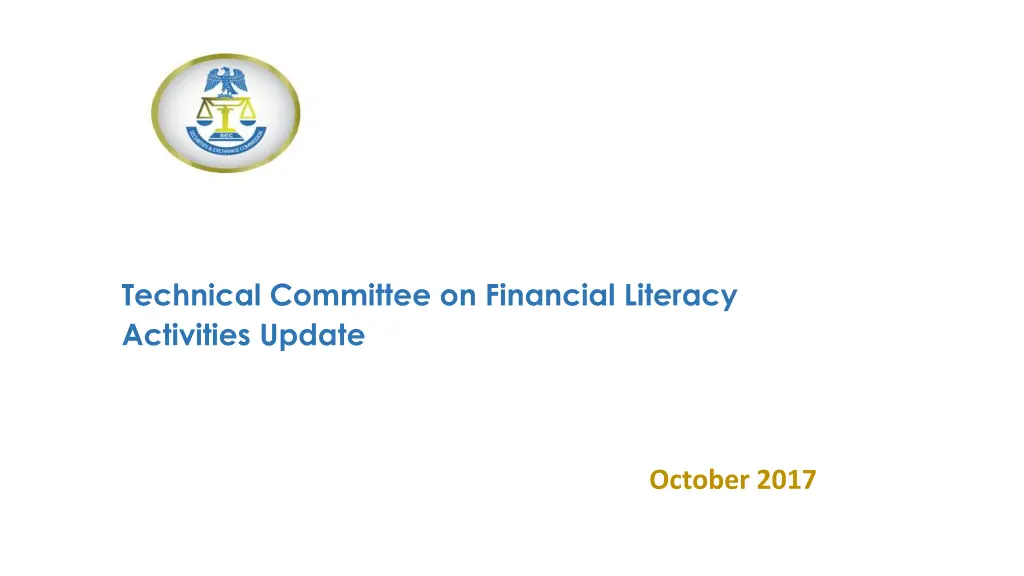 technical committee on financial literacy