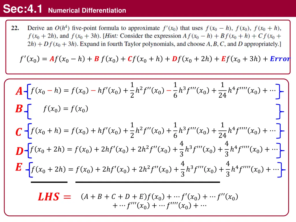 sec 4 1 numerical differentiation 16