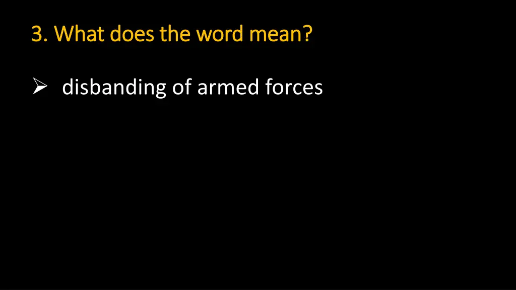 3 what 3 what does the word mean does the word