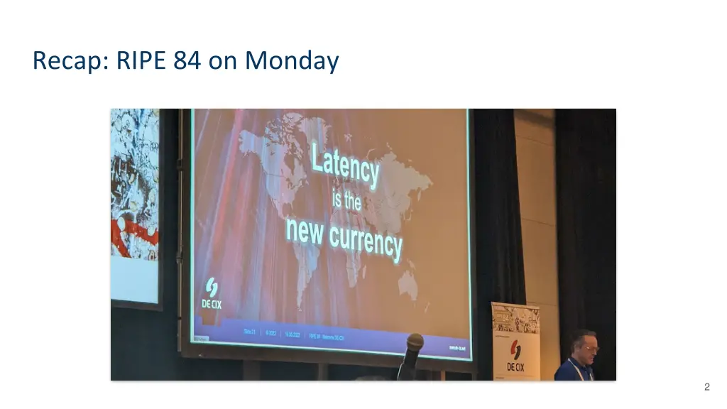 recap ripe 84 on monday