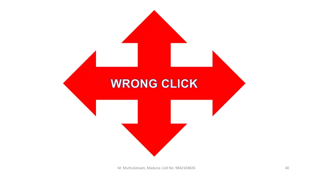wrong click 9