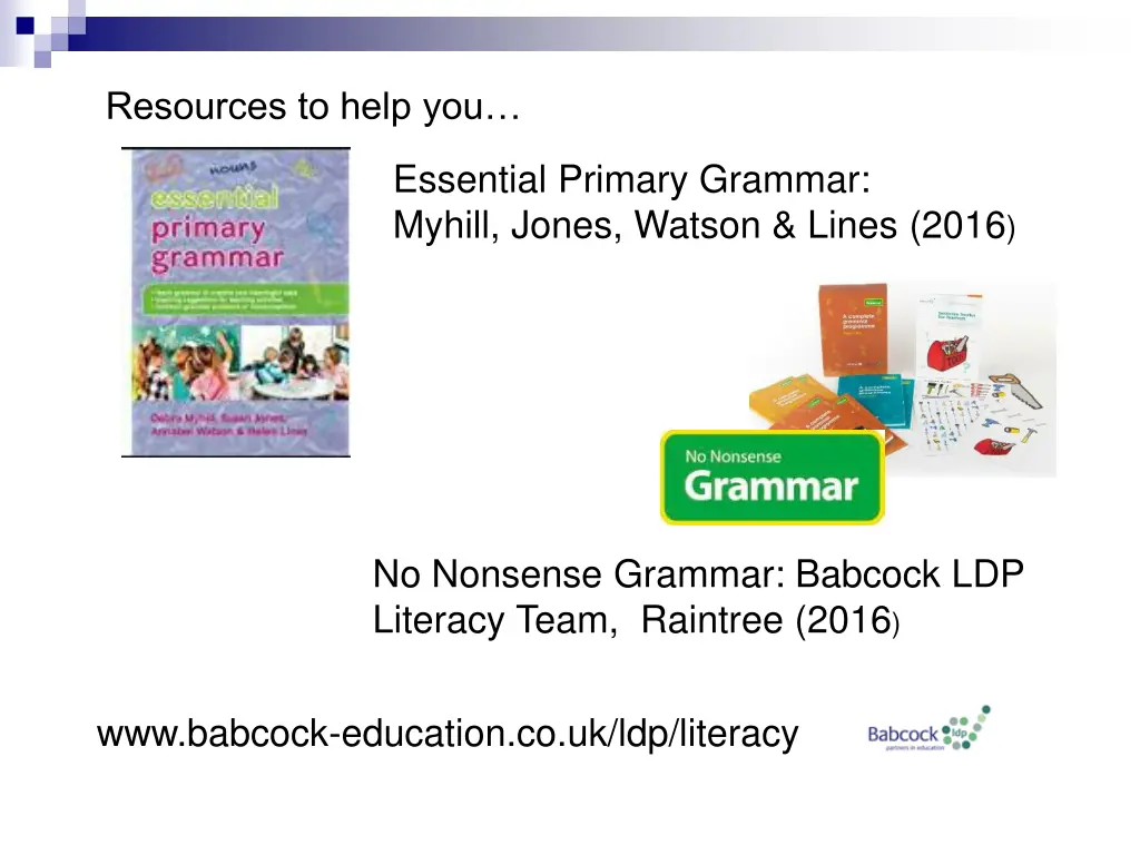 resources to help you