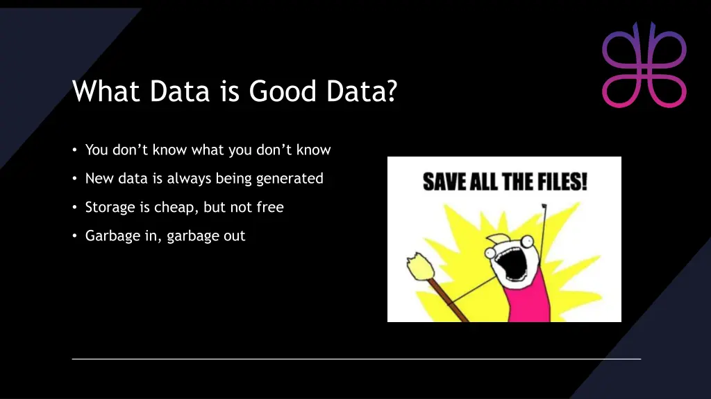 what data is good data